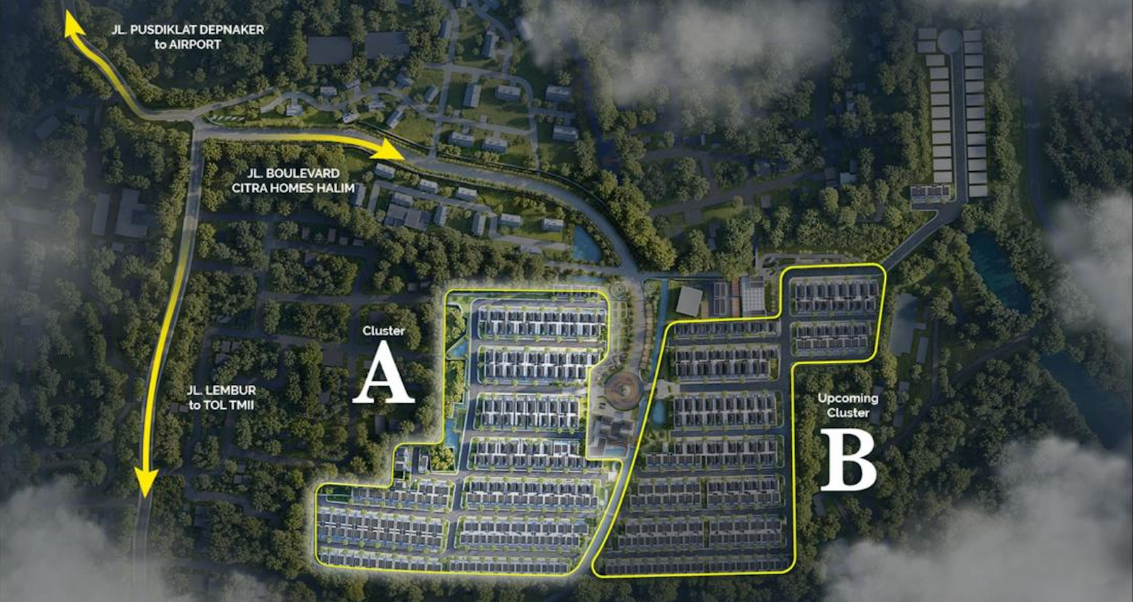 Rencana Induk Masterplan Citra Homes Halim Ciputra